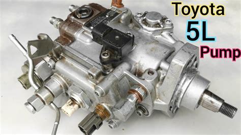 how Toyota 5L engine fuel pump repair // efi electric fuel pump - YouTube