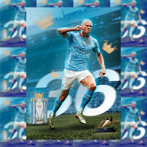 Erling Haaland Premier League Top Scorers on Behance