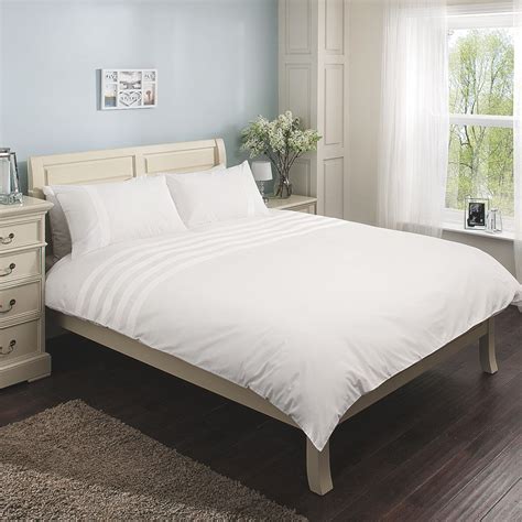 George Home White Pintuck Cuff Duvet Set 180 Thread Count | Bedding | ASDA direct | George home ...