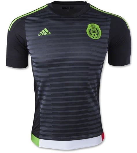 Black Mexico Soccer Jersey 2015 Home- New Mexico Copa America Kit ...