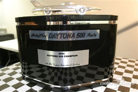 The Harley F. Earl Daytona 500 winner's trophy at Daytona 500