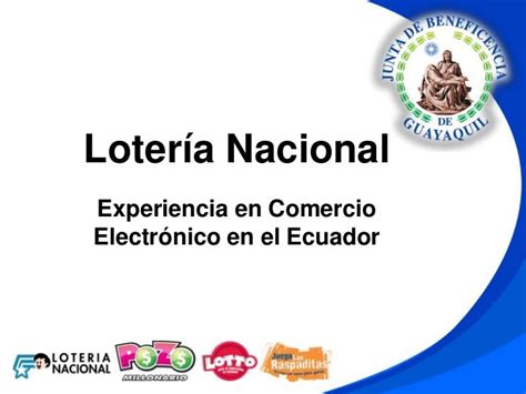 Comercio Electronico en Ecuador - Loteria Nacional