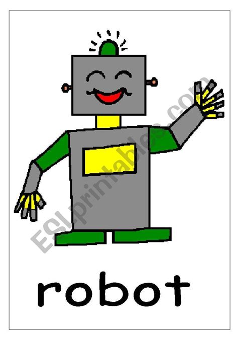 robot - ESL worksheet by Noelica