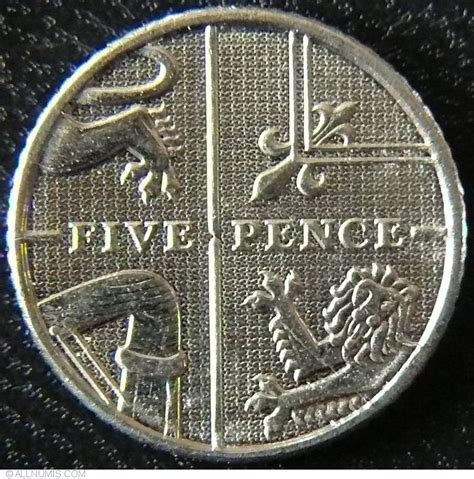 5 Pence 2012, Elizabeth II (1952-present) - Great Britain - Coin - 29243