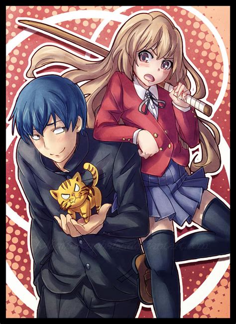 Toradora: Taiga + Ryuuji by ButtercupBabyPPG on DeviantArt