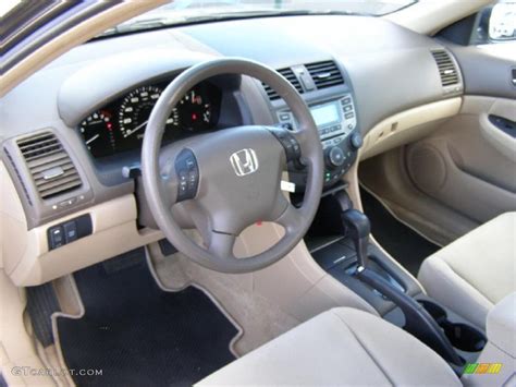 Ivory Interior 2007 Honda Accord LX V6 Sedan Photo #41291381 | GTCarLot.com