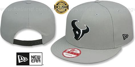 Houston Texans NFL TEAM-BASIC SNAPBACK Grey-Black Hat