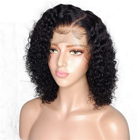 360 Lace 180 Density Curly Bob Wig - Rina beauty supply