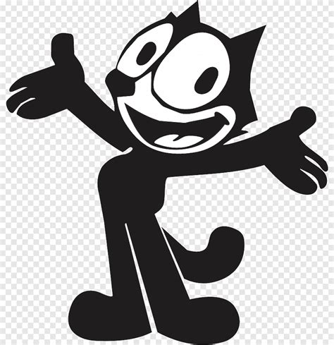 Felix the Cat Cartoon Filme silencioso Personagem, Gato, animais, mão png | PNGEgg