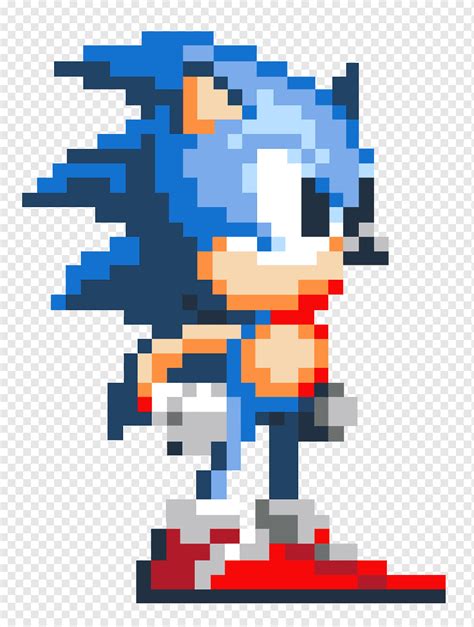 Ilustración de super sonic pixel, sonic the hedgehog 2 pixel art videojuego, 8 bits, juego ...