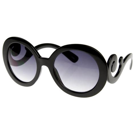 Womens Celebrity Round Sunglasses - zeroUV