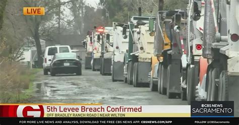 5th levee breach confirmed near Wilton - CBS Sacramento