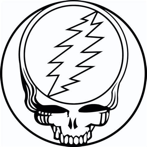 Grateful Dead Skull Vector at Vectorified.com | Collection of Grateful Dead Skull Vector free ...