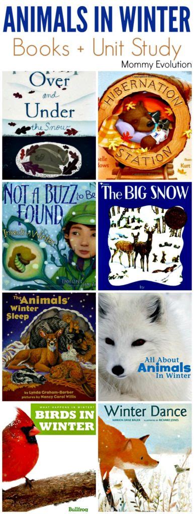 Animals in Winter Books for Kids (Unit Study) - Mommy Evolution