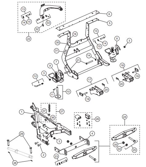 Western Part # 74300 - MVP3 V Plow "Big Box" Assembly