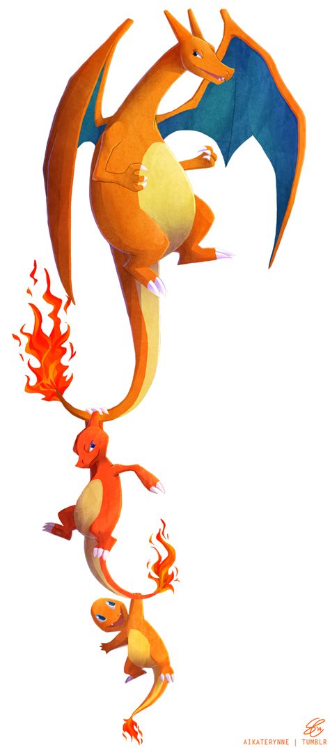 Charmander Evolution Line by RadissonClaire on DeviantArt