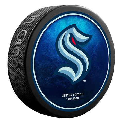 Seattle Kraken Unsigned Inglasco Team Logo Hockey Puck – Limited ...