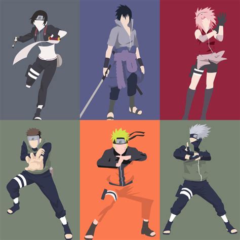 Team 7 / Team Kakashi Minimal made by Me :): Naruto in 2021 | Naruto ...