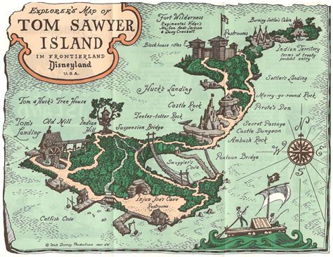 Find Adventure in Disneyland's Past With This 1957 Tom Sawyer Island ...