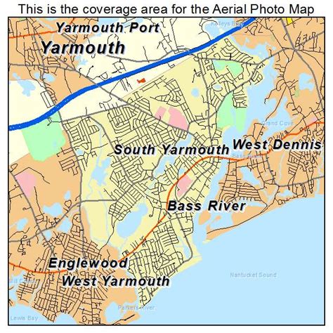 Aerial Photography Map of South Yarmouth, MA Massachusetts