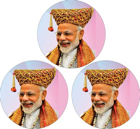 Narendra modi Logo Stickers Pack of 3 : Amazon.in: Office Products