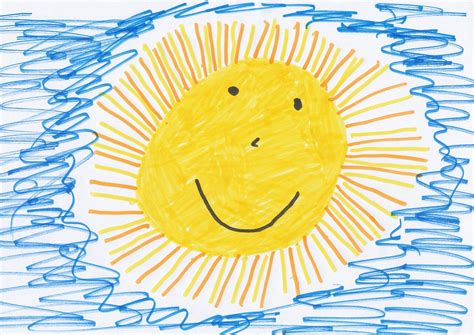 Sun Children Drawing Picture - Free photo on Pixabay