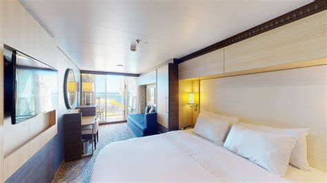 Quantum of the Seas - Obstructed Ocean View Balcony - Virtual Tour by ...