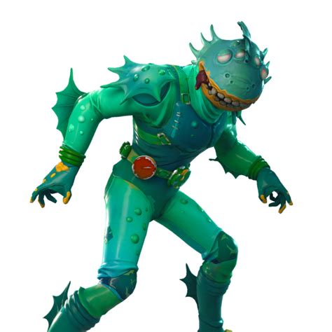 Moisty Merman - Fortnite Skin - Creepy Green Monster Outfit