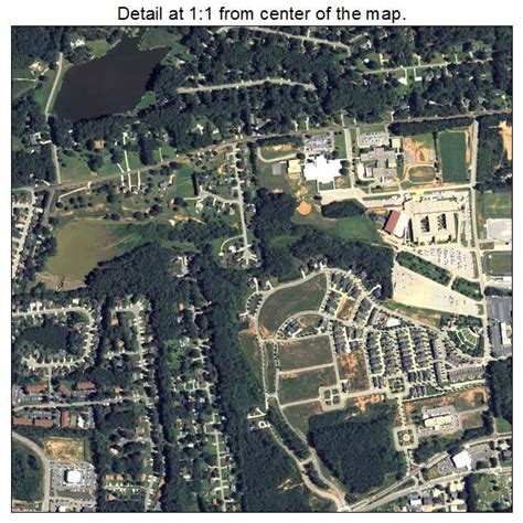 Aerial Photography Map of Fayetteville, GA Georgia