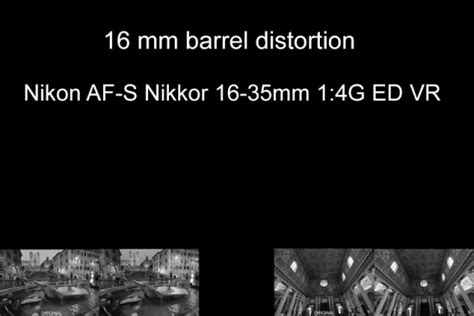 Barrel distortion of the Nikon 16-35mm f/4G ED VR on D800: picture comparison - artborghi.com