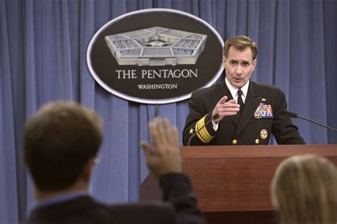 Pentagon spokesman John Kirby joins White House - UPI.com