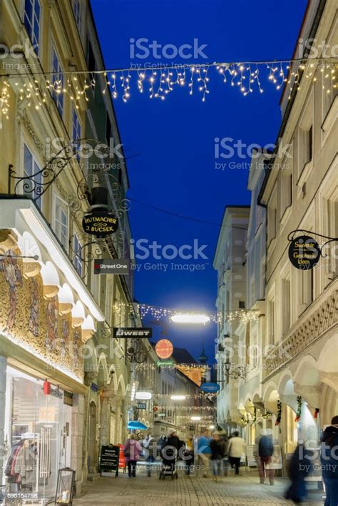 Steyr At Christmas Austria Stock Photo - Download Image Now - Austria, Building Exterior ...