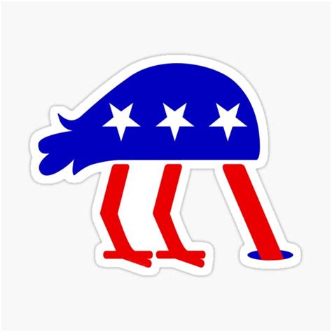 "New GOP Logo" Sticker for Sale by ToyoTees | Redbubble