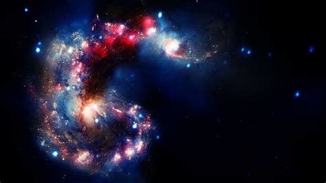 HD wallpaper: antennae galaxies colliding qb 1920x1080 Space Galaxies ...