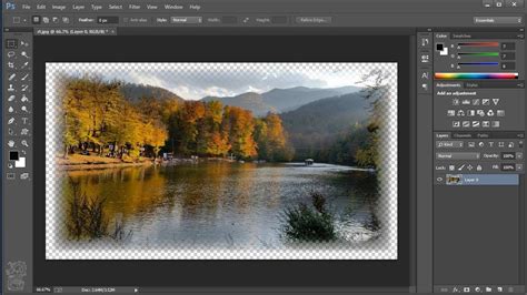 How to Blur Edges in Photoshop - YouTube