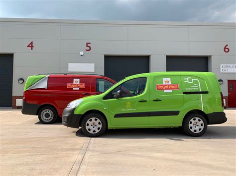 Royal Mail goes green for new electric van branding