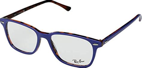 Ray-Ban Rx7119 Rectangular Eyeglass Frames in Blue - Lyst