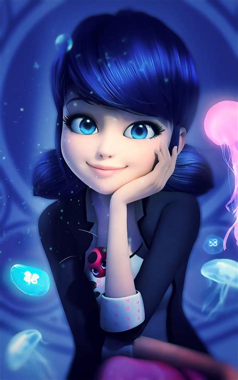 Ladybug, new, miraculous, samsung, blue, cartoon, dark, 2021, best, iphone, HD phone wallpaper ...