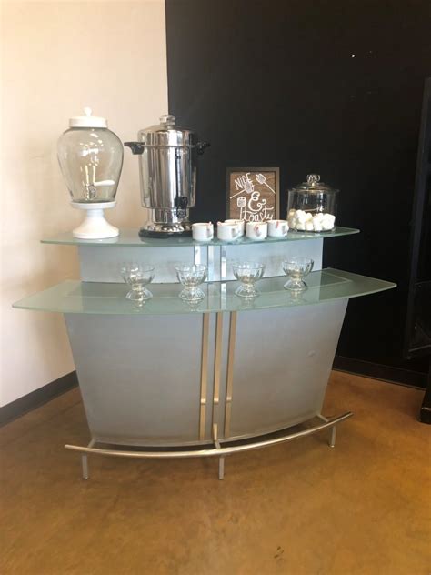 Modern Chrome Bar – St. George Party Rentals