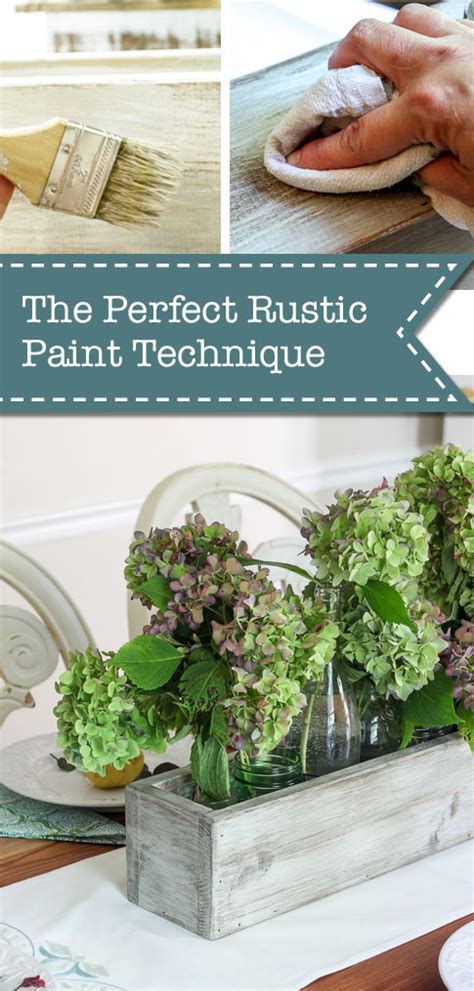 The Perfect Rustic Paint Technique {with Video Tutorial} - Pretty Handy Girl