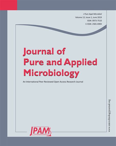 Journal of Pure and Applied Microbiology Impact Factor, Indexing, Acceptance rate, Abbreviation ...