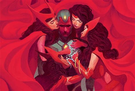 The Vision And The Scarlet Witch Have Had Marvel Comics' Most Bizarre Superhero Romance | Kotaku ...