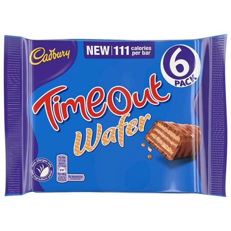 Time Out Chocolate Bars 6pk | Cadbury, Wafer, Chocolate