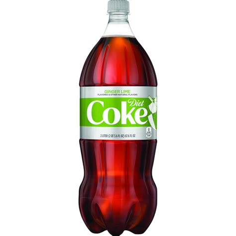 Diet Coke Ginger Lime Bottle, 2 Liters | Shop | Harter House