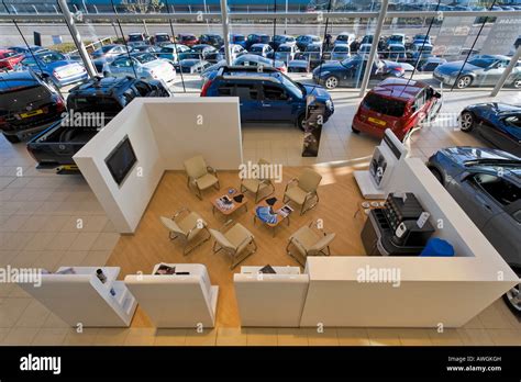 Nissan car showroom interior Stock Photo - Alamy