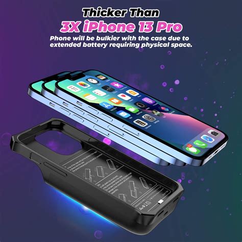 iPhone 13/13 Pro battery case, iPhone 13/13 Pro extended battery case ...