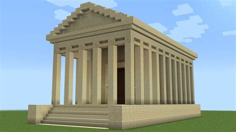 Minecraft - How to build a temple | Minecraft house designs, Minecraft ...