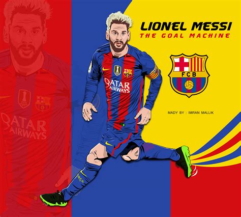 Messi - Vector/Cartoon illustration. on Behance