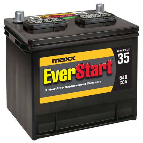 EverStart Maxx Lead Acid Automotive Battery, Group Size 35N (12 Volt/640 CCA) - dailysavesonline.com