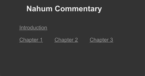 Nahum Commentary - Google Slides